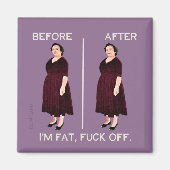 Vor und nach, noch schön magnet (Vorne)