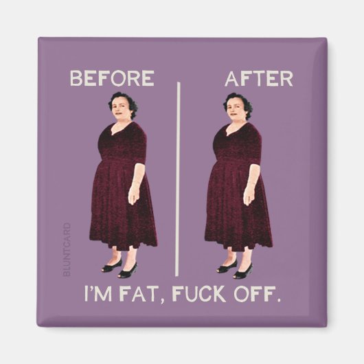 Vor und nach, noch schön magnet (Vorne)