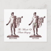 Vor und nach postkarte (Vorderseite)