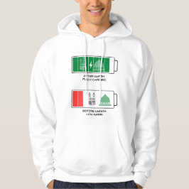 Vor und nach Umrah Imaan Recharge Hoodie