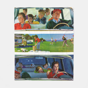 Vor, während u. nach Picknick Fleecedecke