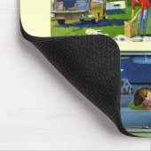 Vor, während u. nach Picknick Mousepad (Ecke)