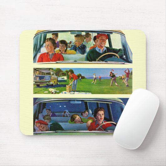 Vor, während u. nach Picknick Mousepad (Mit Mouse)