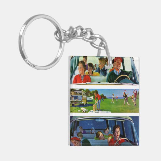 Vor, während u. nach Picknick Schlüsselanhänger (Vorderseite links)