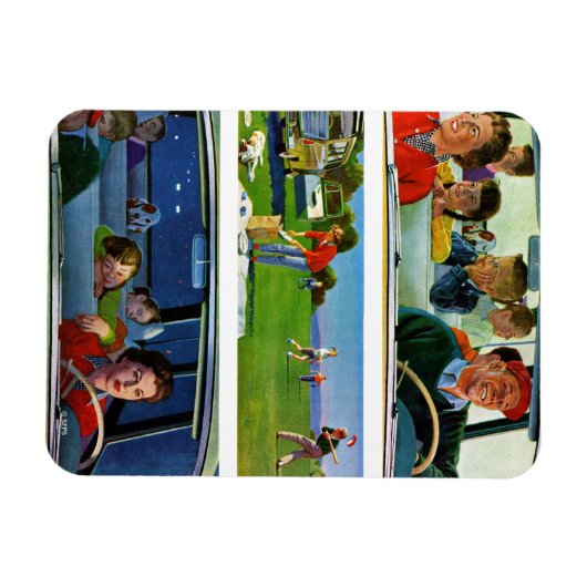 Vor, während und nach Picnic Magnet (Horizontal)