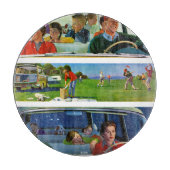 Vor, während und nach Picnic Schneidebrett (Vorderseite)