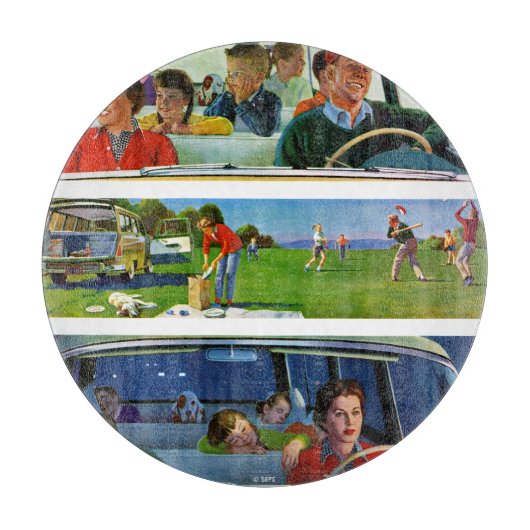 Vor, während und nach Picnic Schneidebrett (Vorderseite)