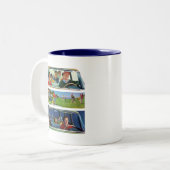 Vor, während und nach Picnic Zweifarbige Tasse (Vorderseite Links)