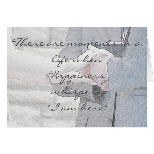 Vor wedding Wunsch (Vorderseite (Horizontal))