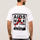 Vor-Weg AIDS-Shirt T-Shirt (Rückseite)