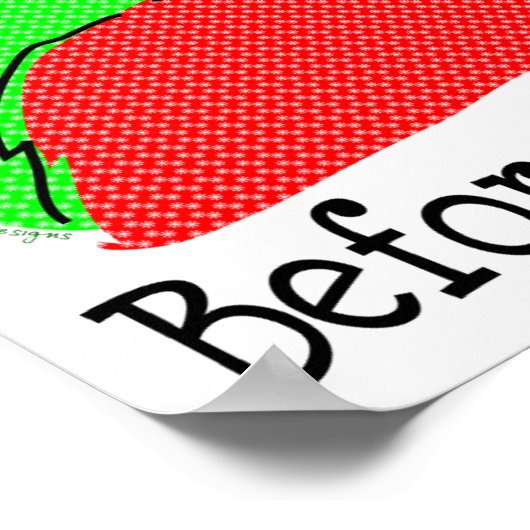 Vor Weihnachten Poster (Ecke)