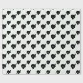 vorab und wählen Sie schwarz-weiß Packpapier. Geschenkpapier (Flach)