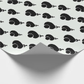 vorab und wählen Sie schwarz-weiß Packpapier. Geschenkpapier (Ecke)