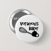 Voracious Baker - Funny Button Button (Vorne & Hinten)