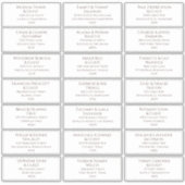 Voradressierte Adressenmarken Aufkleber (Vorderseite)