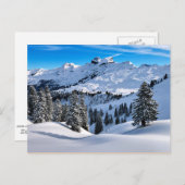 Voralpen, landschaftliches Winterfoto Postkarte (Vorne/Hinten)