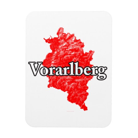 Vorarlberg Magnet (Vertikal)