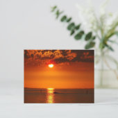 Vorarlberg Sunset am Bodensee in Österreich Postkarte (Stehend Vorderseite)