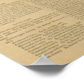 Voratlas des Staat Maine Poster (Ecke)