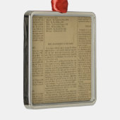 Voratlas des Staat Maine Silbernes Ornament (Rechts)