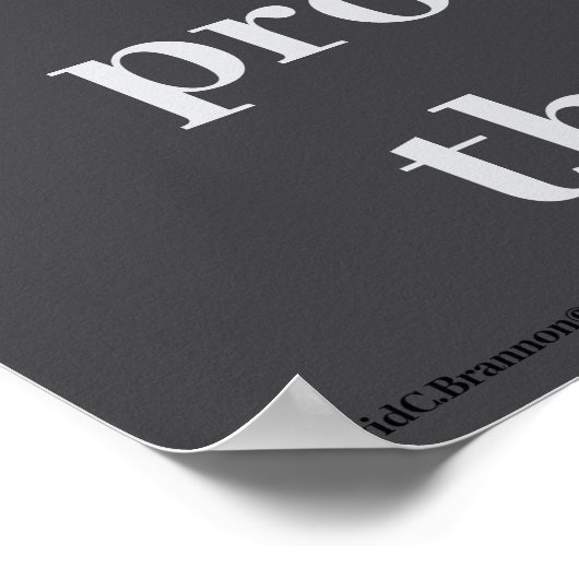 Vorausdenken... Poster (Ecke)