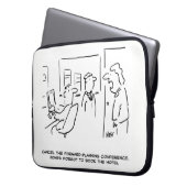 Vorausplanungskonferenz abgesagt (& Warum!) Laptopschutzhülle (Vorderseite Links)