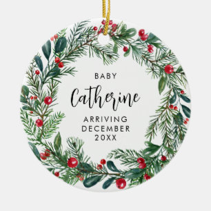 Voraussicht der Schwangerschaft des Kindes Ankündi Keramik Ornament