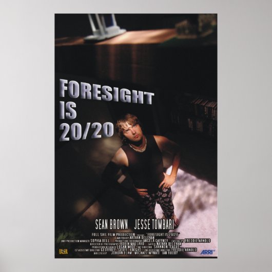 Voraussicht ist 20/20 poster (Vorne)