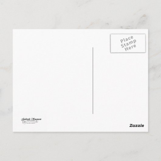 Voraussichtlicher Ort Postkarte (Rückseite)