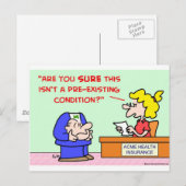 Vorbedingung Postkarte (Vorne/Hinten)