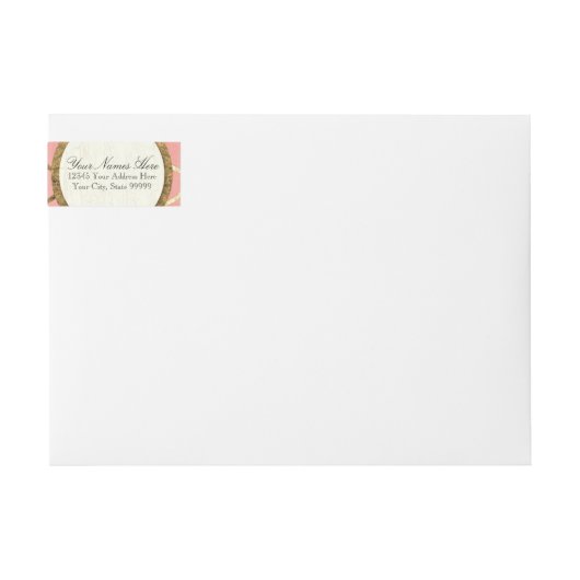 Vorbedruckte Rücksendeadresse Art Deco Imitate (Vorderseite)