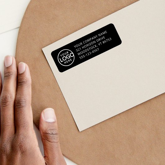 Vorbedruckte Rücksendeadressen-Aufkleber - Firmenl