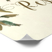 vorbehaltenes Schild Hochzeit mit Blumenrosa Borde (Ecke)