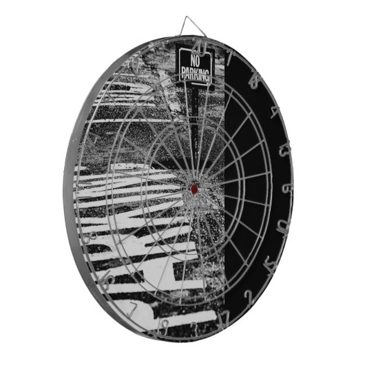 Vorbehaltszeichen Dartscheibe (Vorderseite Links)