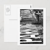 Vorbehaltszeichen Postkarte (Vorne/Hinten)