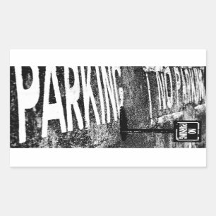 Vorbehaltszeichen Rechteckiger Aufkleber