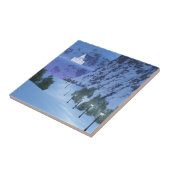 Vorbei an hellen dekorativen Fliesen / Trivet (Seite)