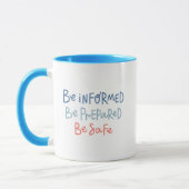 Vorbereiten der Information ist sicher Tasse (Links)