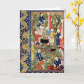 Vorbereiten einer Mahlzeit Karte (Gelbe Blume)