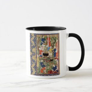 Vorbereiten einer Mahlzeit Tasse