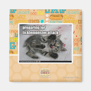 Vorbereiten für Ticklemonster Angriff Magnet