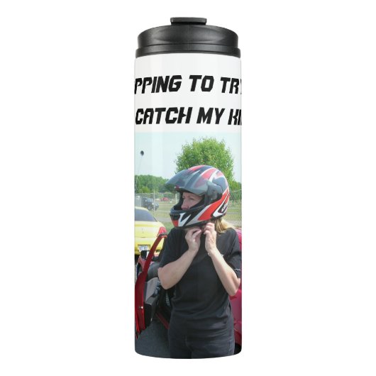 VORBEREITEN, MEIN KIND ZU VERSUCHEN UND ZU FANGEN THERMOSBECHER (Vorderseite)