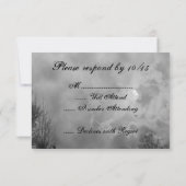 Vorbereiten Spuk Sky Halloween-UAWG-Vorlage RSVP Karte (Rückseite)