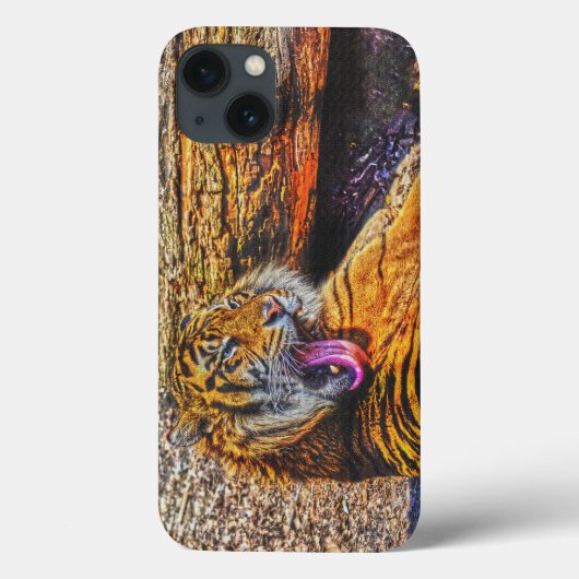 Vorbereiten von Sumatran Tiger Big Cat Wildlife Case-Mate iPhone Hülle (Rückseite)
