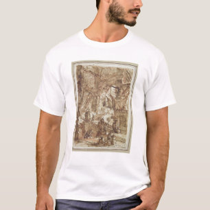 Vorbereitendes Zeichnen für Platte Nr. VIII T-Shirt