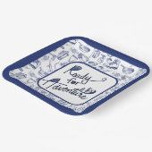 Vorbereitet für das Camping-Gear-Muster Pappteller (Gewinkelt)