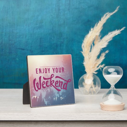 Vorbereitet für das Wochenende Fotoplatte (InSitu)