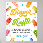 Vorbereitet für Pop Babydusche Windelwanne Poster (Vorne)