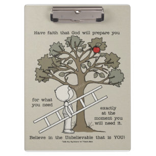 vorbereitet sein klemmbrett