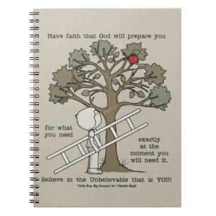 vorbereitet sein notizblock